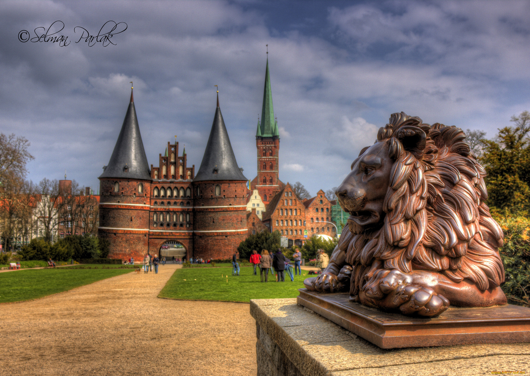 lubeck, germany, , , , , , holstentorplatz, , , , , 
